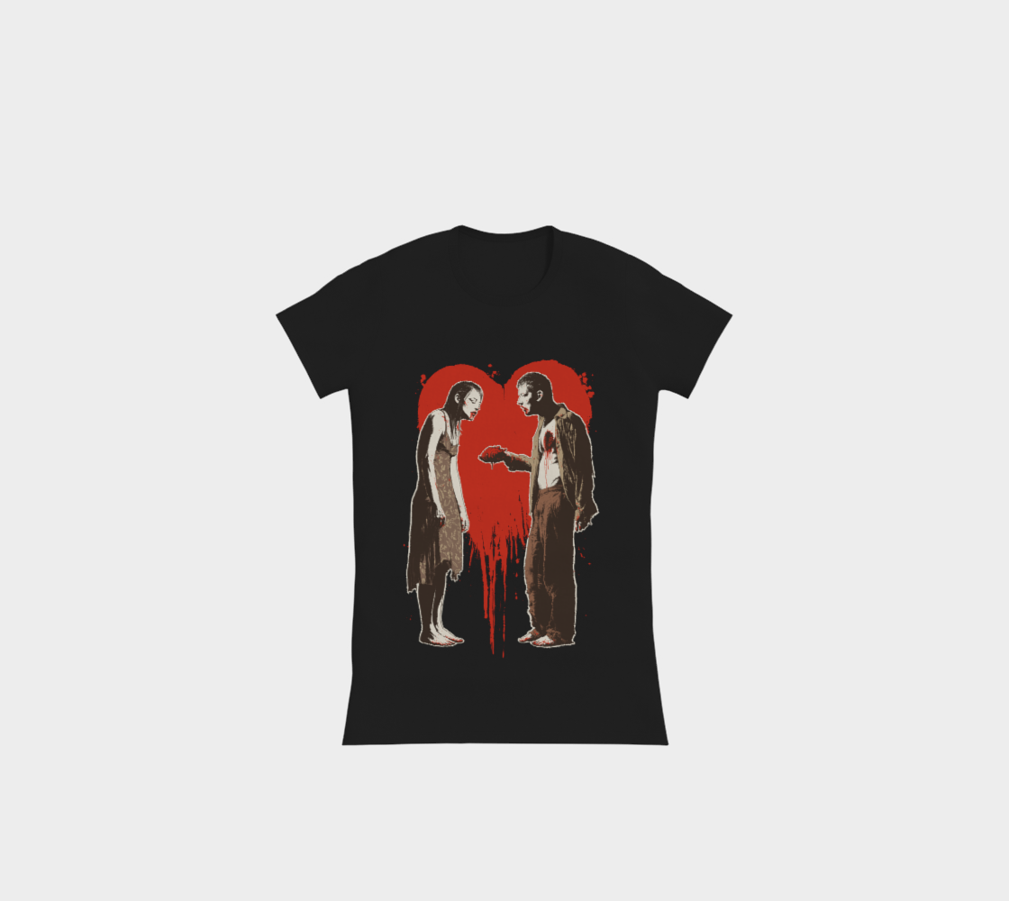 Zombie Romance. SlimFit T-shirt
