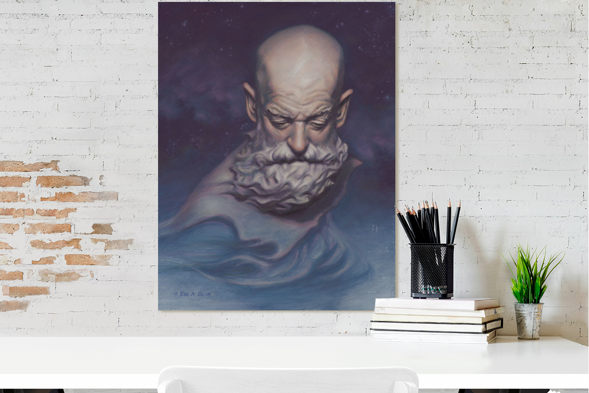 Chronos. Giclée Stretched Canvas Print.