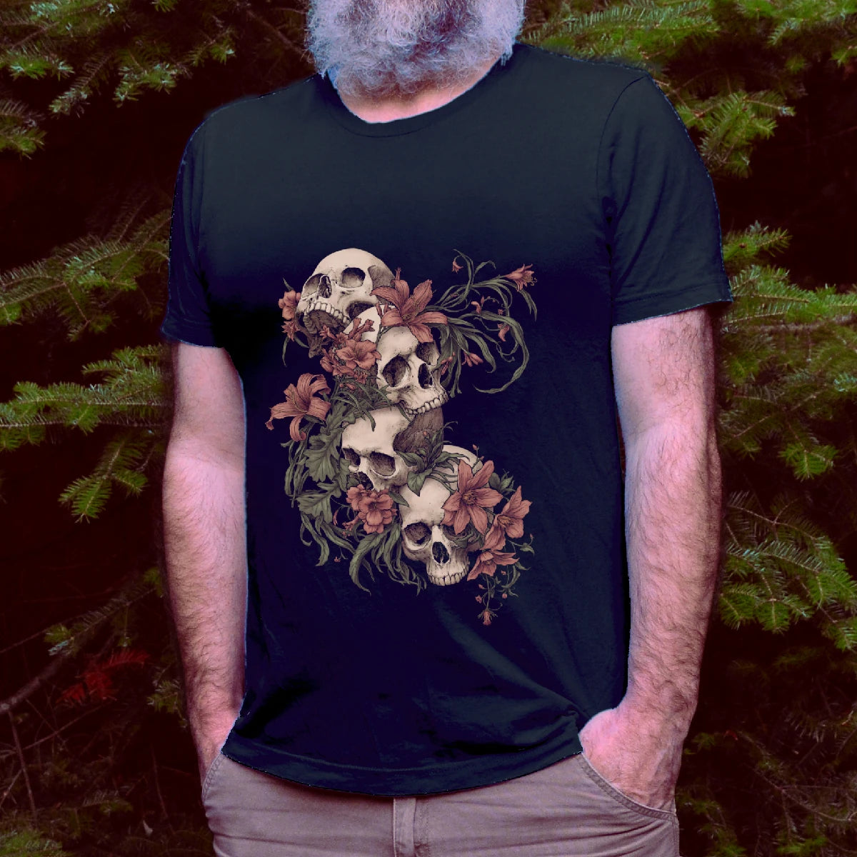 Garden of Skulls. Confort T-shirt.