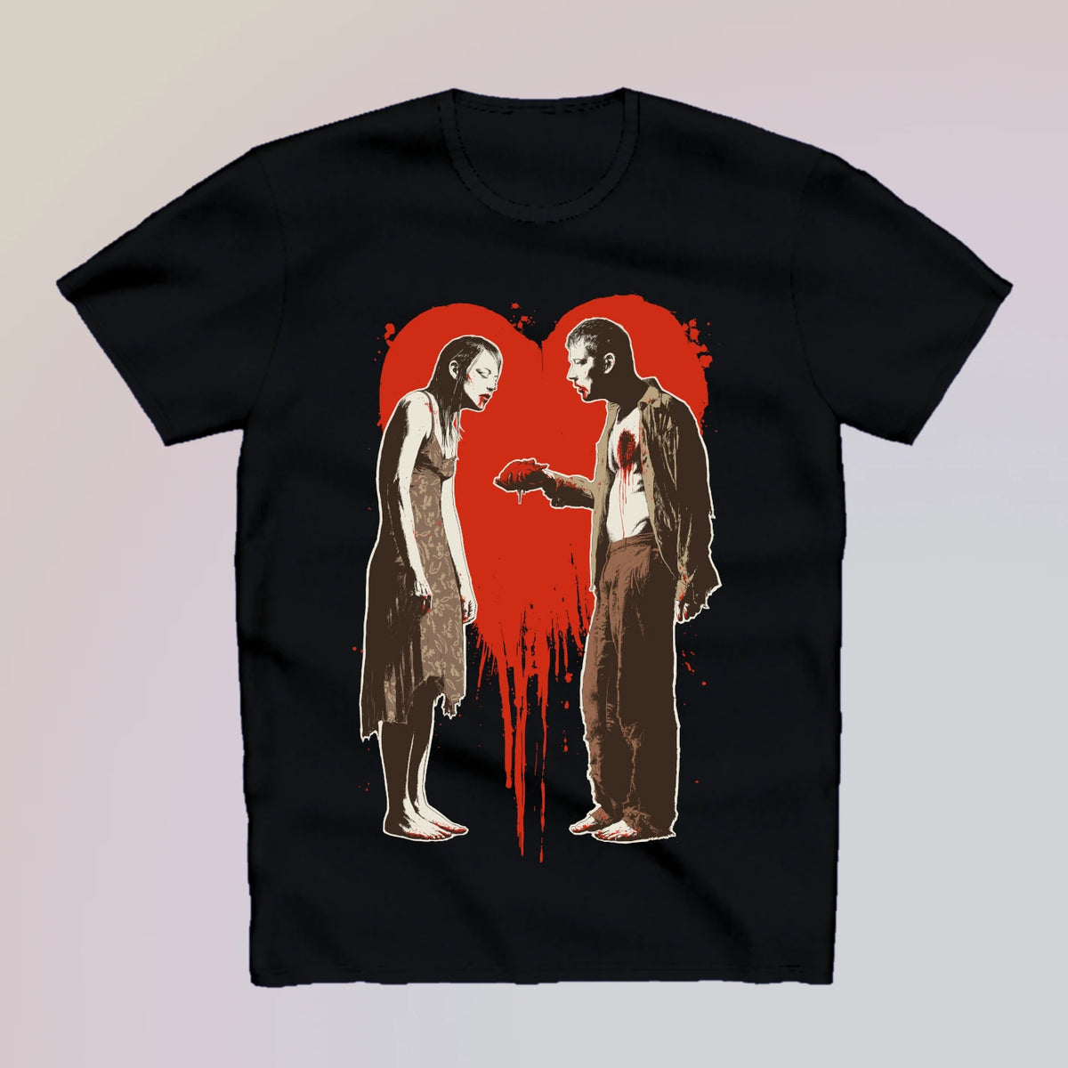 Zombie Romance. Confort T-shirt.