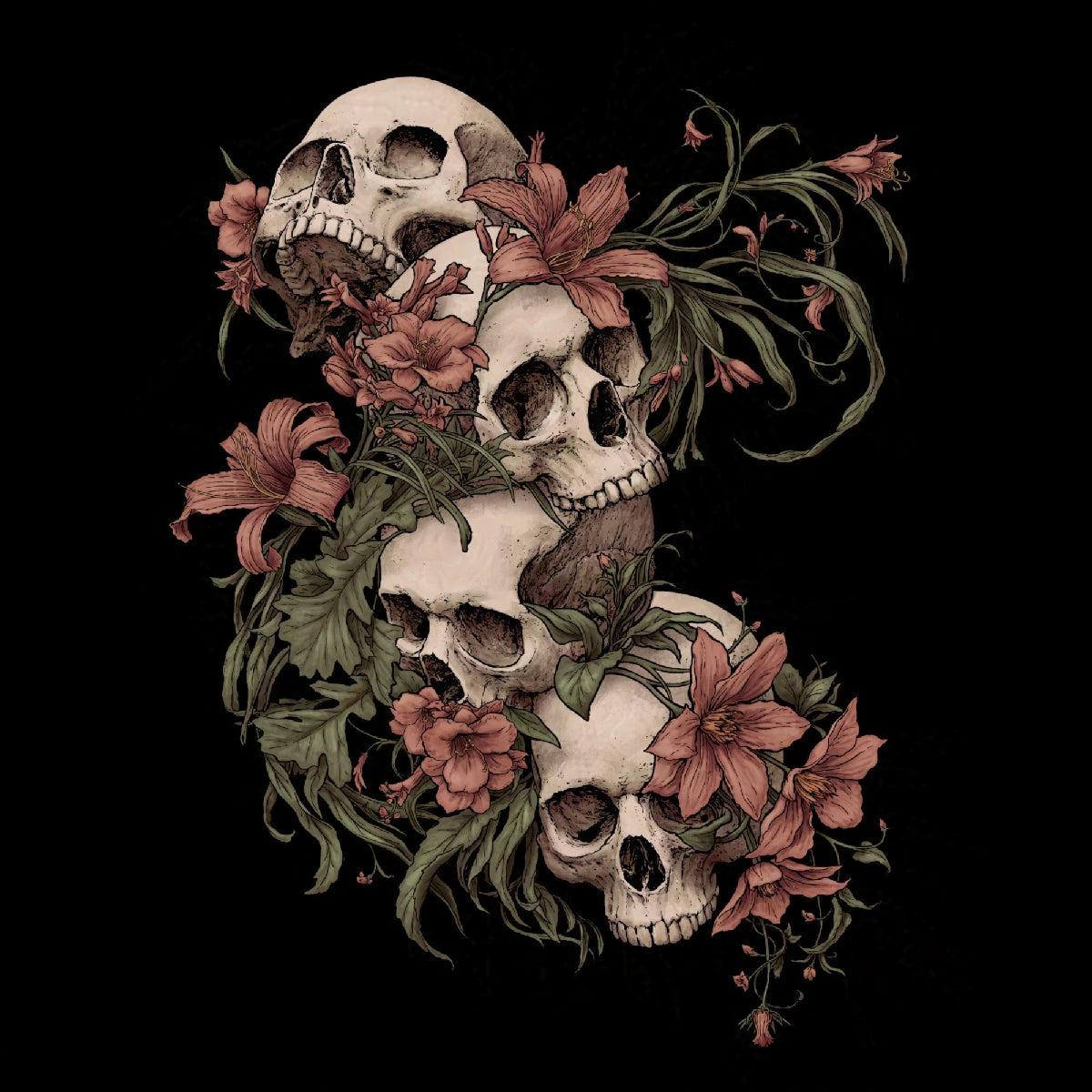 Garden of Skulls. Confort T-shirt.