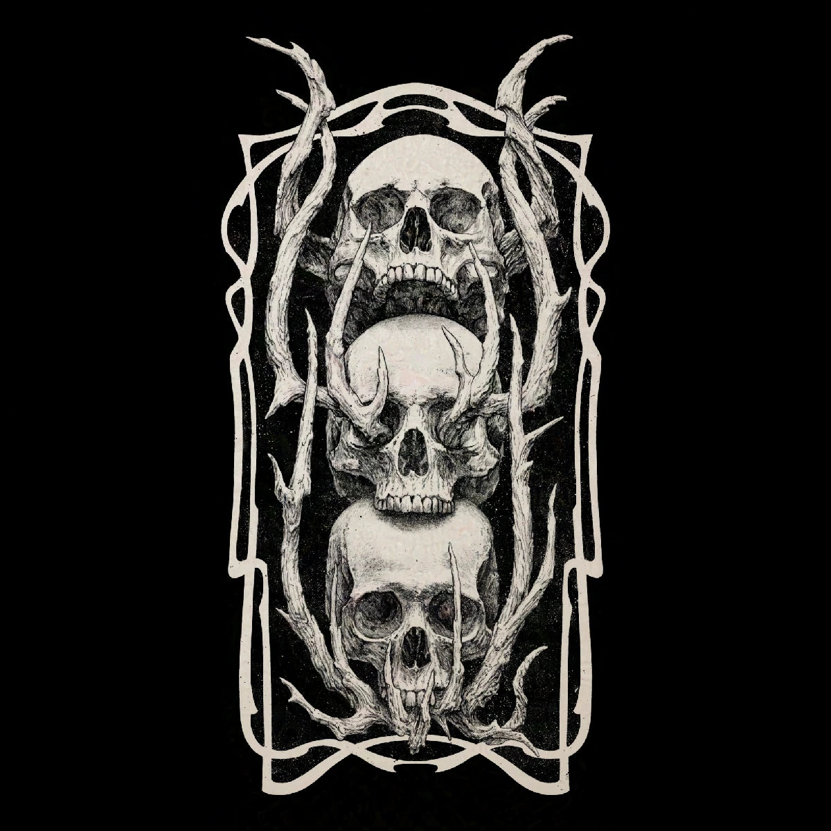 No Evil Skulls. Confort T-shirt