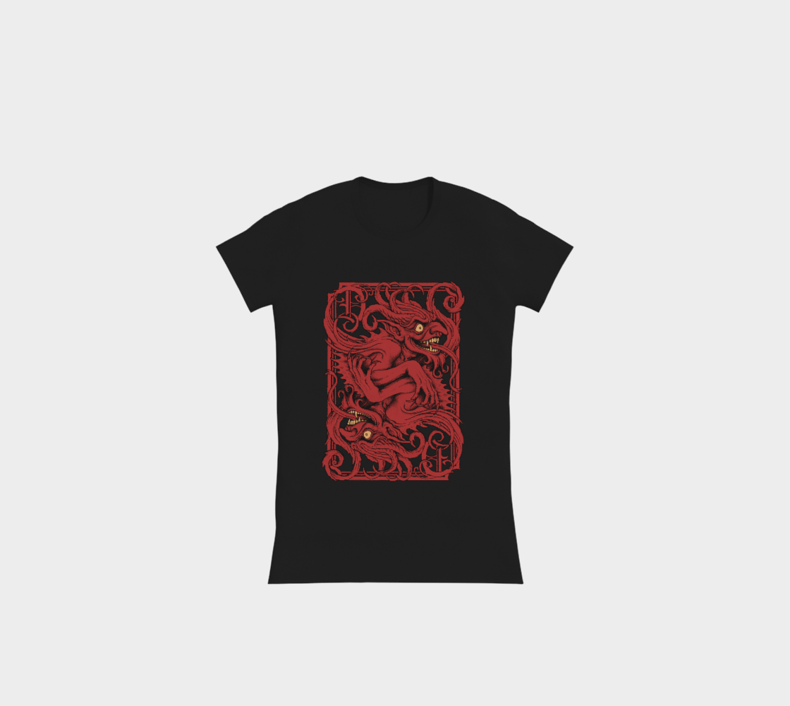 Devil Card. Slimfit T-Shirt