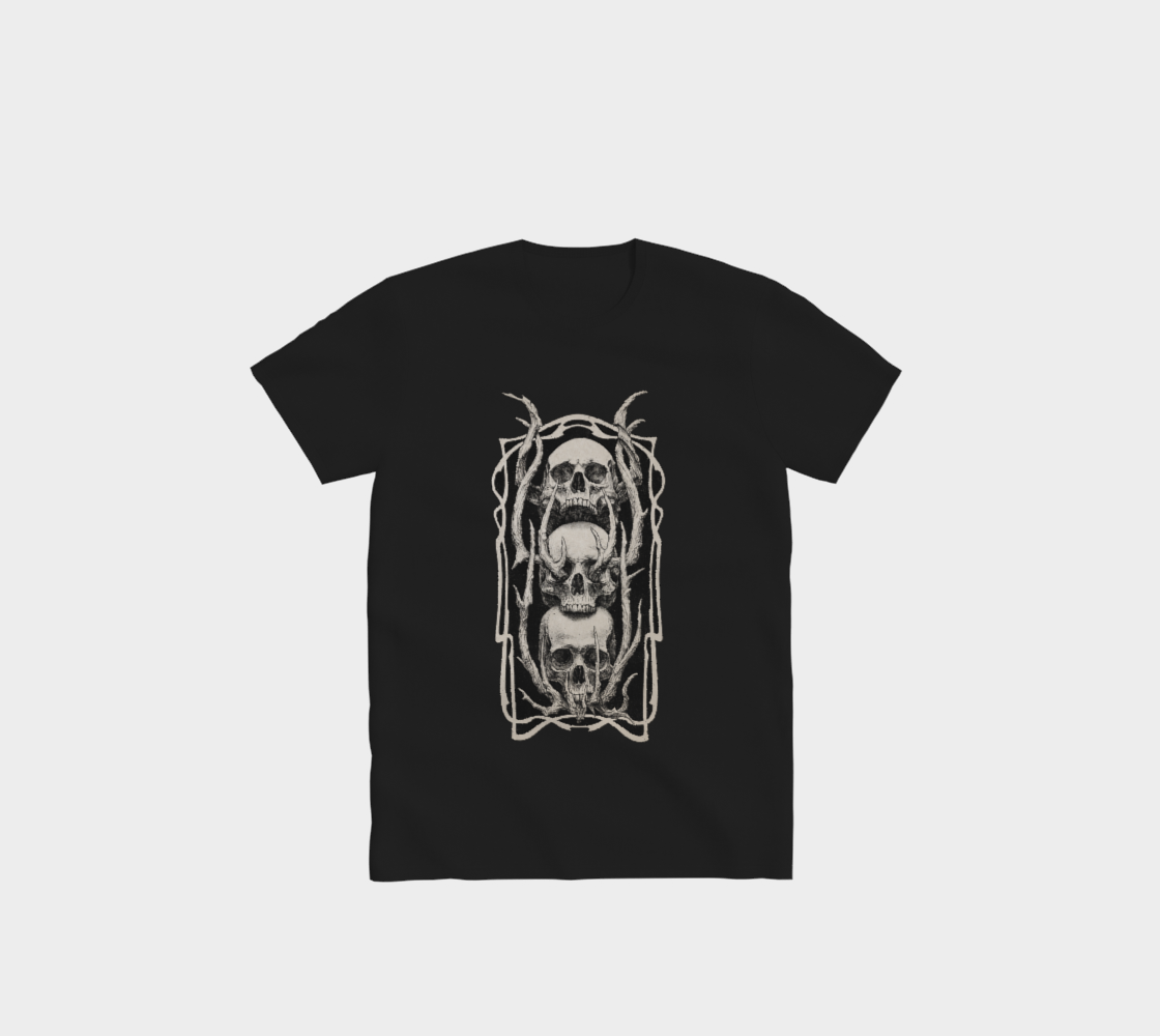No Evil Skulls. Confort T-shirt
