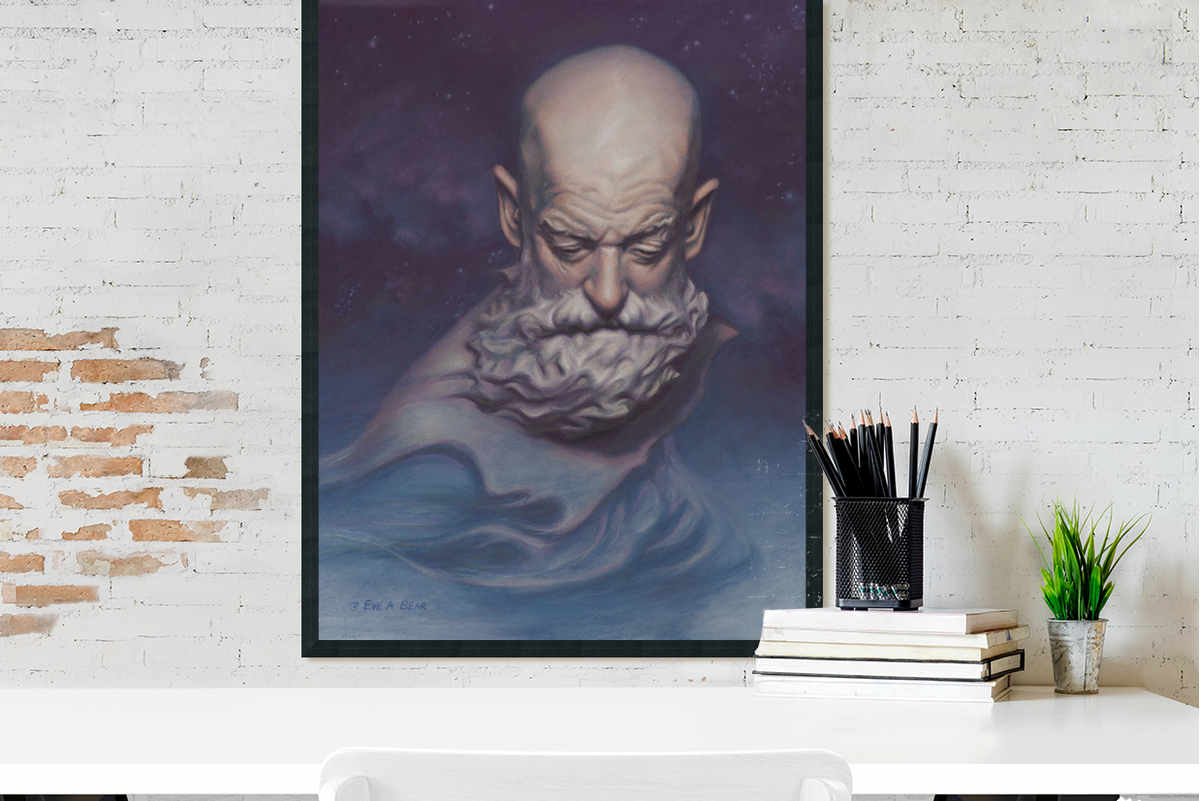 Chronos. Giclée Stretched Canvas Print.