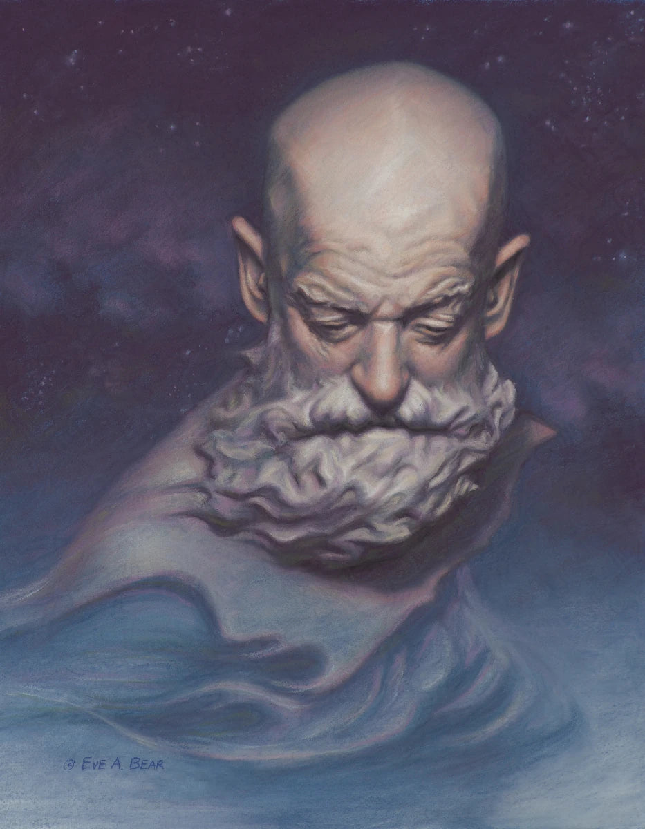 Chronos. Giclée Stretched Canvas Print.