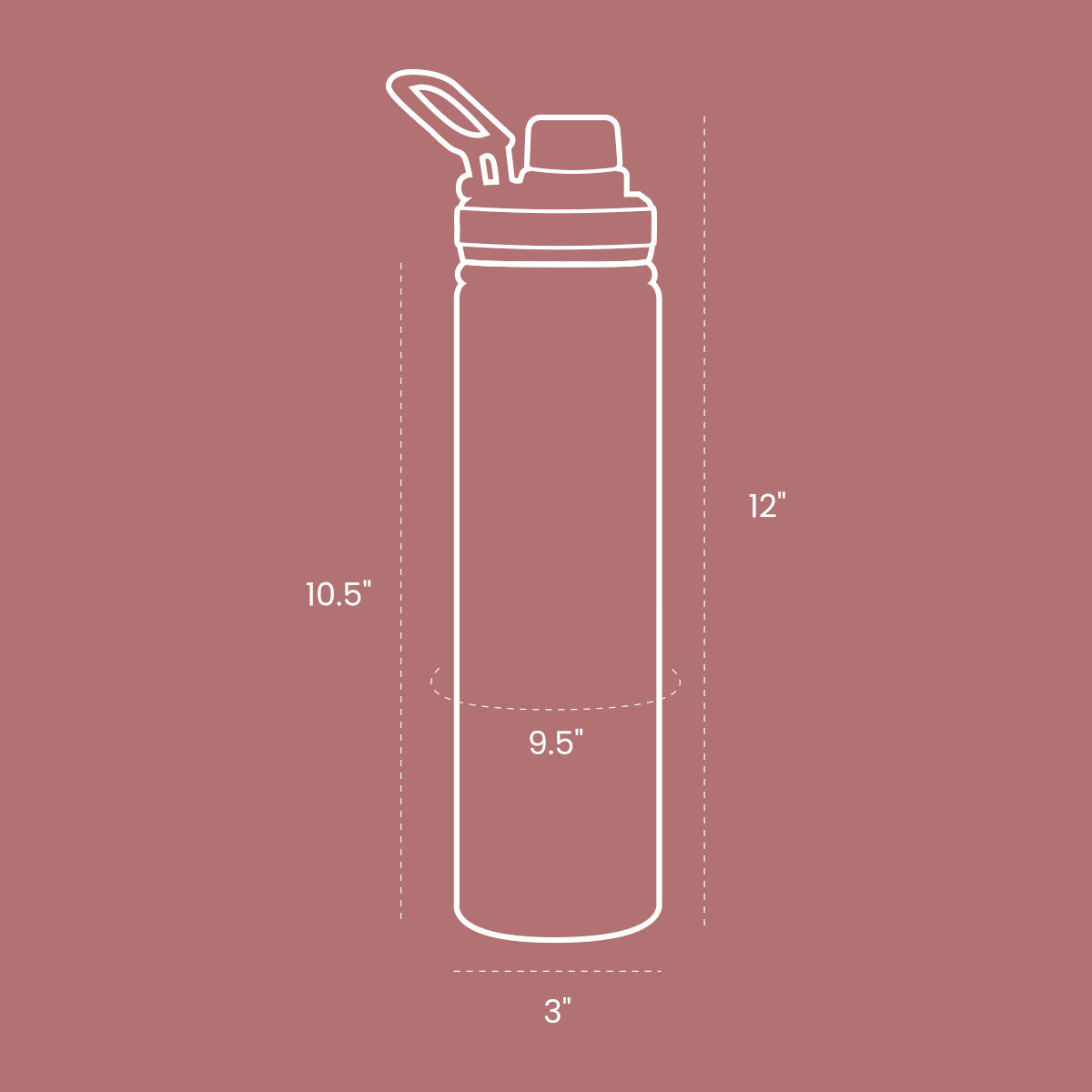 ZombificatioN Stainless Steel Water Bottle